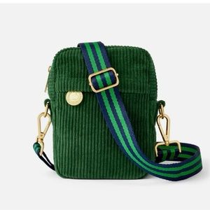 Rowing Blazers x Target Green Corduroy Crossbody Bag Purse Cross Body Strap